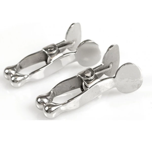 2 Pinces A Seins Acier Pincher - 2 Pincher Nipple Clamps Stainless Steel