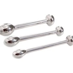 Pénis Plug Sonde Urétrale Ondulé Avec Poignée En Acier Inoxydable