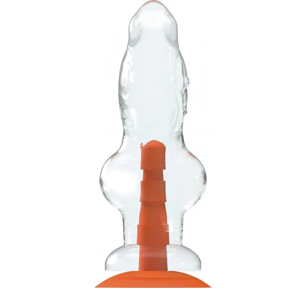 Allo Dildo Transparent XL Ventouse L 28 Ø 10.5 Cm