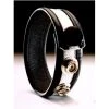 Cockring Cuir Noir-Blanc - Dildoshop