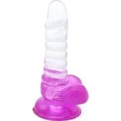 Cox Color Dildo Ondulé Ventouse L 15 Ø 3.2 Cm