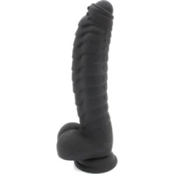 Cox Dildo Stimulant Black Ventouse Silicone 22 X 5 Cm