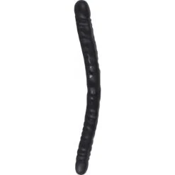 Cox Double Dildo Black L 45 Ø 4.5 Cm