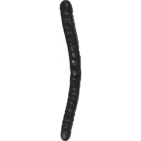 Cox Double Dildo Black L 45 Ø 4.5 Cm