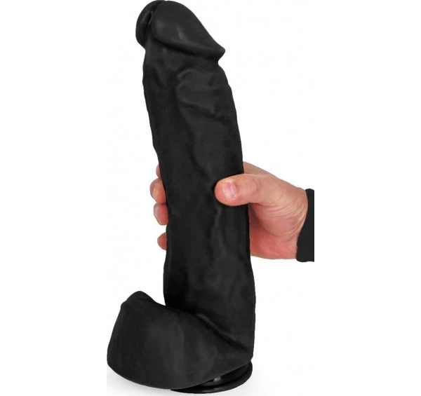 Cox Dildo Gros Gode Anal Noir Avec Ventouse 37 X 8cm