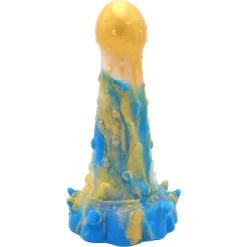 Fascination Dildo Stimulant L 21 Ø 6 Cm Silicone Or Bleu