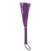 Fouet Martinet Cuir Daim - Violet - Dildoshop