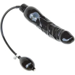 Gode Gonflable XL 23 X 5 Cm Black Très Solide Fabriqué En Latex