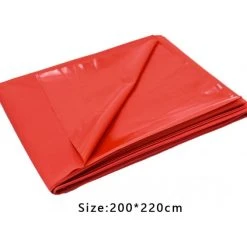 Grand Drap Pvc Rouge 200 Cm X 220 Cm