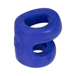 Hunkyjunk Connect Cock Ball Ttugger Ring Bleu