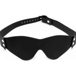 Masque Bandeau Pour Les Yeux Ajustable Silicone Noir