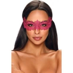 Masque Sensuel Guipure-Dentelle Rose A701