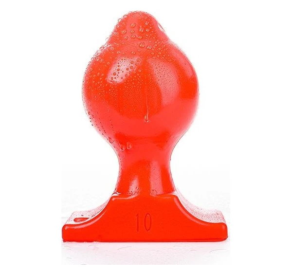 Méga Plug Anal Ou Vaginal XL - L 17 Ø 9.5 Cm Rouge