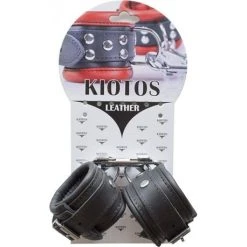 Menottes POIGNETS Cuir SM Noir - Dildoshop