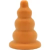 Orgasmic Dildo Plug Gold Play Silicone XL L 20 Ø 10 Cm