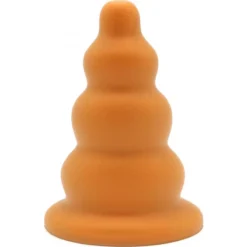 Orgasmic Dildo Plug Gold Play Silicone XL L 20 Ø 10 Cm
