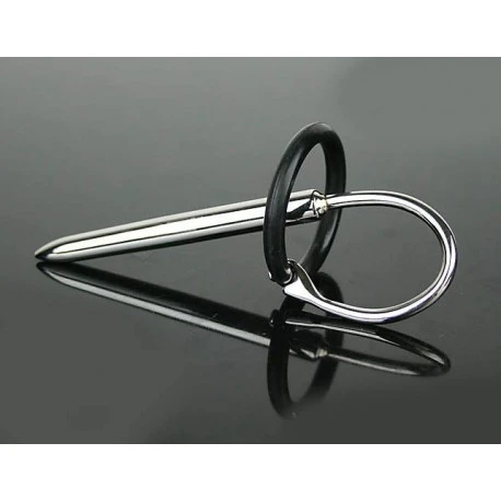 Sceptre Urétral Inox + 2 Anneaux Gland Latex - Dildoshop 1 Sceptre Urétral Inox + 2 Anneaux Gland Latex - Dildoshop