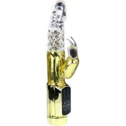 Vibromasseur Rotatif Rabbit Gold - Dildoshop
